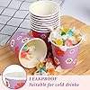 1000 4-ounce Mini Paper Cups Mouthwash Cups Disposable Coffee Cups Picnics, Parties, Barbecues, Travel Events, 10 Colors