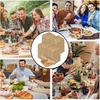 Small Pizza Box Lock Corner Clay Coating Thin Reusable for Mini Pizzas Cookies Cake Parties Weddings Custom Pizza Box