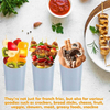 French Fries Holder 12 oz Disposable Paper French Fries Cup Birthday Pie Waffle Popcorn Deli Cup French Fries Cup
