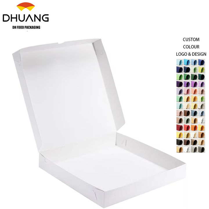 White Homemade Pizza and Craft Paper Boxes for Your Creative Projects and Pizzas