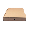 Printed Logo Greaseproof Recyclable Kraft Paper Budget-Friendly Takeout Packaging for Small Businesses Custom Pizza Boxes