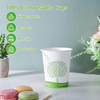 Biodegradable 8oz Disposable Paper Coffee Cups with PLA Lining, Eco-friendly Hot Drink Cups for Parties, Picnics, and Travel