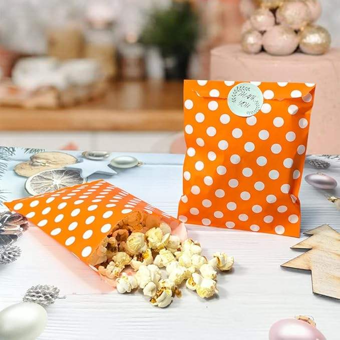 Flat Paper Treatment Bag Black Greaseproof Baking Cookie Paper Bag Candy Chocolate Pastry
