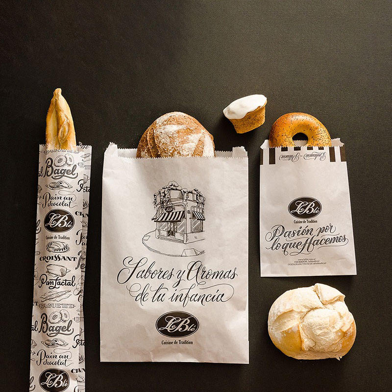 Brown Paper Bag for Lunch and Parties Sandwich Storage Packaging Paper Bag