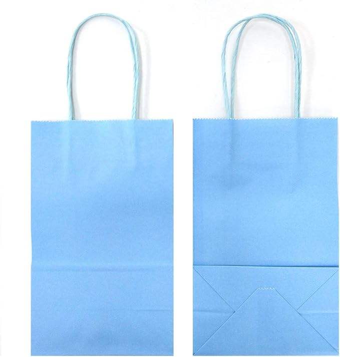 Large Light Kraft Paper Gift Bags with Handles Offset Printing on Recycled Materials for Crafts with Custom Logo Shopping Bag