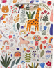 Fun Colorful Durable Reusable Medium Large Tote Kids' Paper Gift Bag for Birthday Parties School Picnics Outdoor Activities