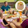Customized Printing Services for Disposable Paper-based Packaging for Fast Food and Other Food Products Food Trays
