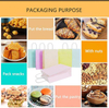 Medium Kraft Paper Gift Bags with Self-Adhesive Seal Handles Multi-Color Eco-Friendly Recycled Materials for Household Products