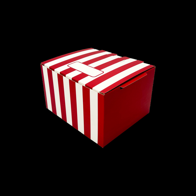 Customized Printing Flip-top Folding Food-grade Packaging Box for Fried Chicken Takeout Delivery Wholesale Food-grade Food Box