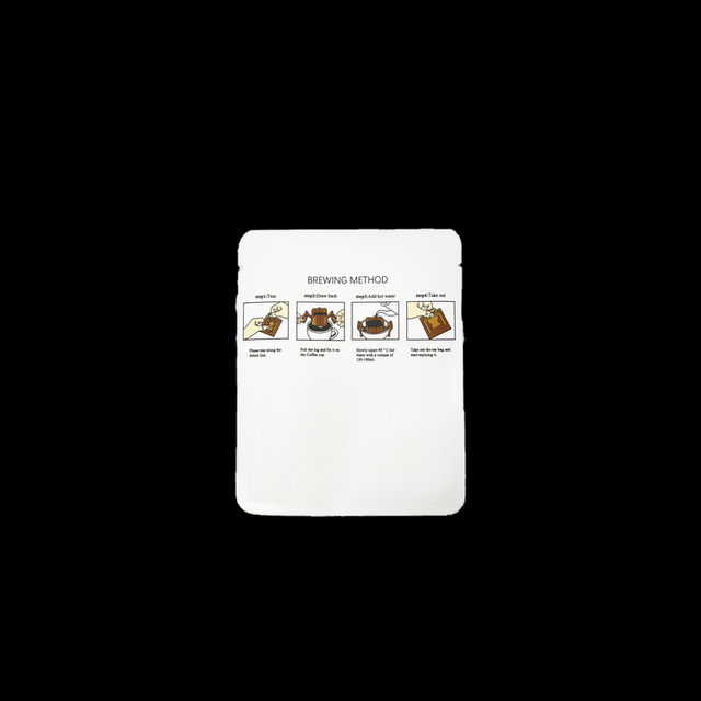 Food-grade Portable Disposable Ear-shaped Coffee Packaging with Aluminum Foil Sealing and Kraft Paper Wrapping Coffee Bags