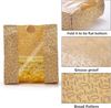 Craft Paper Bread Bags Clear Window 100 Stickers for Brown Toast Cookie Packaging Sourdough Bread Friendly Custom Bread Bags