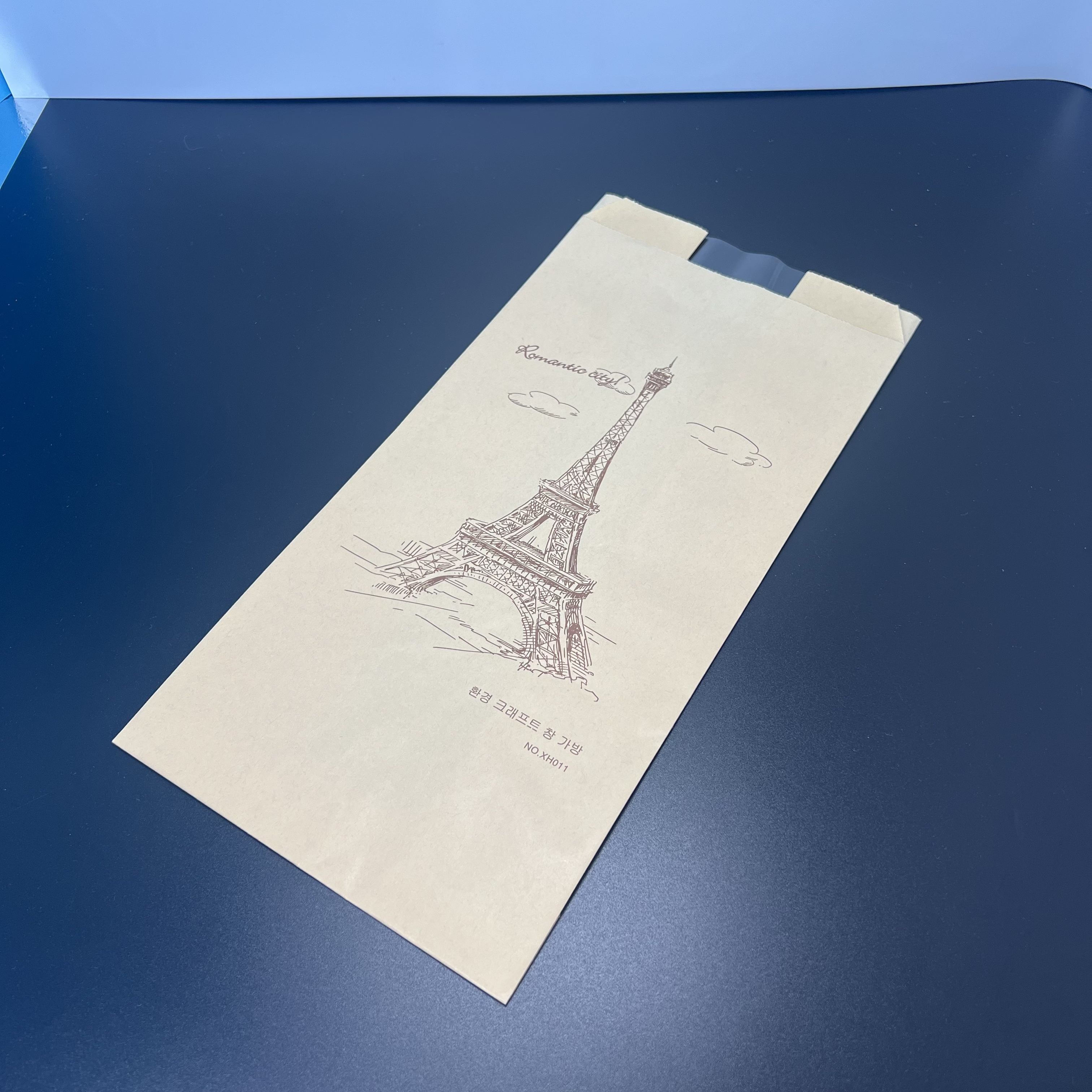 Bread Bag with clear Front Window Suitable for Homemade Bread French Bread Sandwiches Oil-proof Paper Bag
