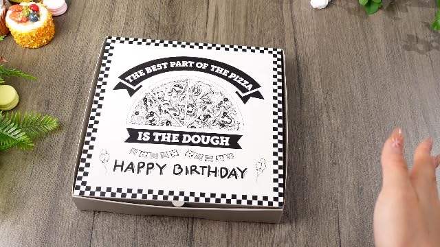 Cash Gift Box Birthday Gift Box Pizza Fun Wedding Gift (cash Not Included) Custom Pizza Boxs