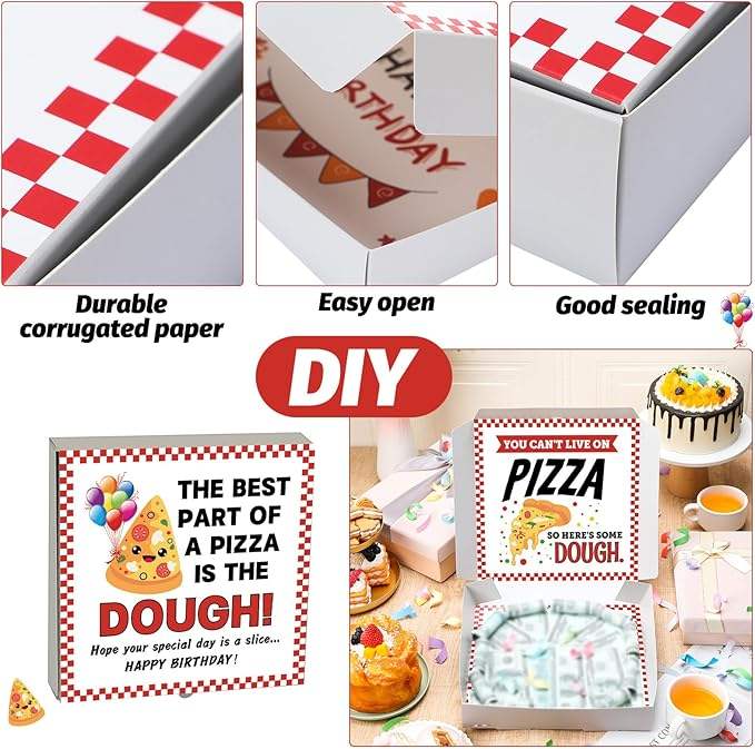 Cash Gift Box Birthday Gift Box Pizza Fun Wedding Gift (cash Not Included) Custom Pizza Boxs