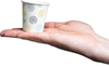 3 oz Eco-Friendly Floral Single Wall Craft Paper Cups Disposable Mini Bathroom Mouthwash Cups Custom Logo Print Versatile Design
