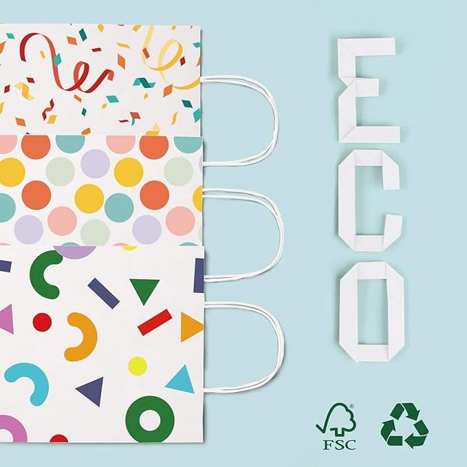 Gift Bag Paper Birthday Party Paper Shopping Color Retail Returnable Graduation Gift Custom Paper Bag