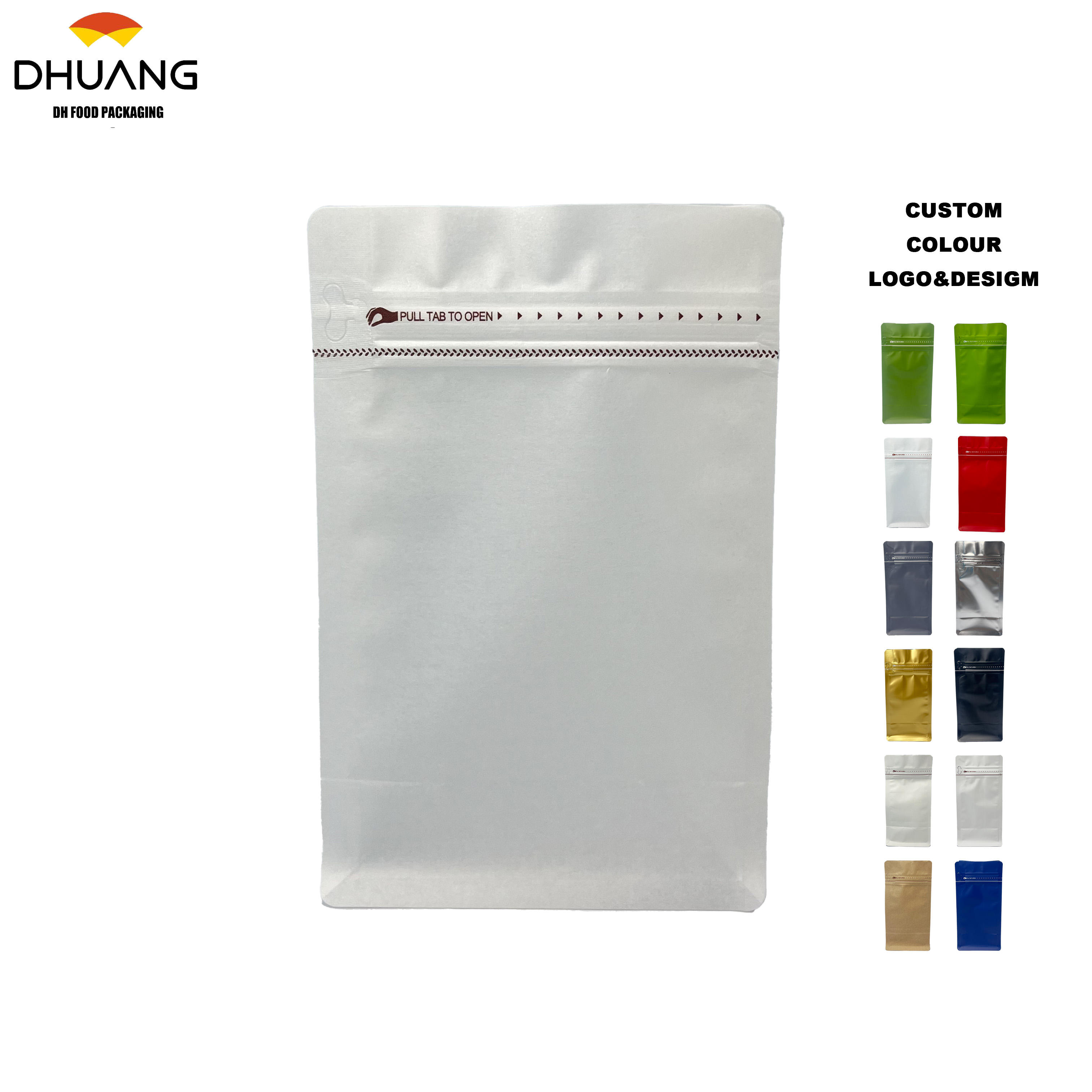 Customized Printed Coffee Bag Packaging Is Reusable and Can Be Used for sealed Storage of Coffee Beans Coffee Bags
