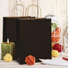 Kraft Paper Bag Gift Bag with Handle Craft Commodity 100% Recycled Paper Bag Black