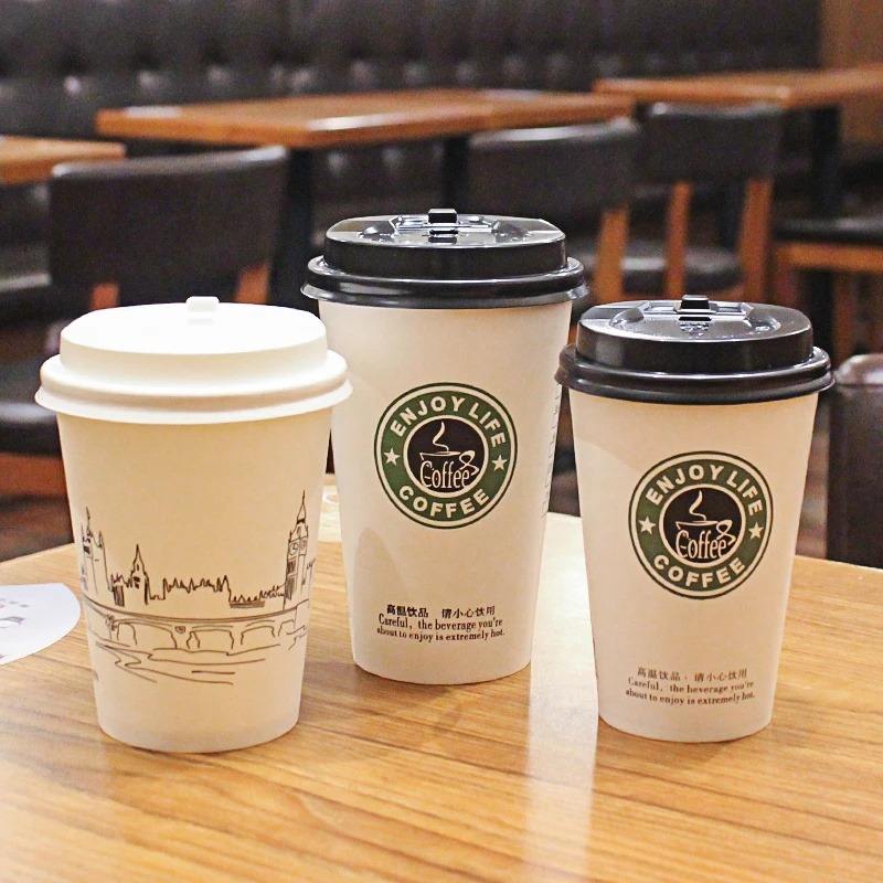Corrugated Cardboard Disposable Paper Cups Customized Printing for High-temperature Resistant Food Grade Use Coffee Cup