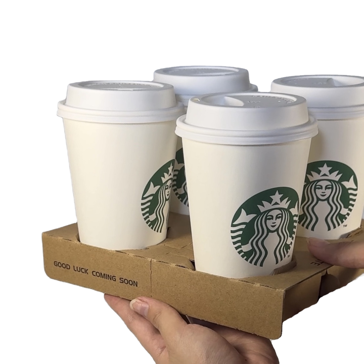Corrugated Cardboard Disposable Paper Cups Customized Printing for High-temperature Resistant Food Grade Use Coffee Cup