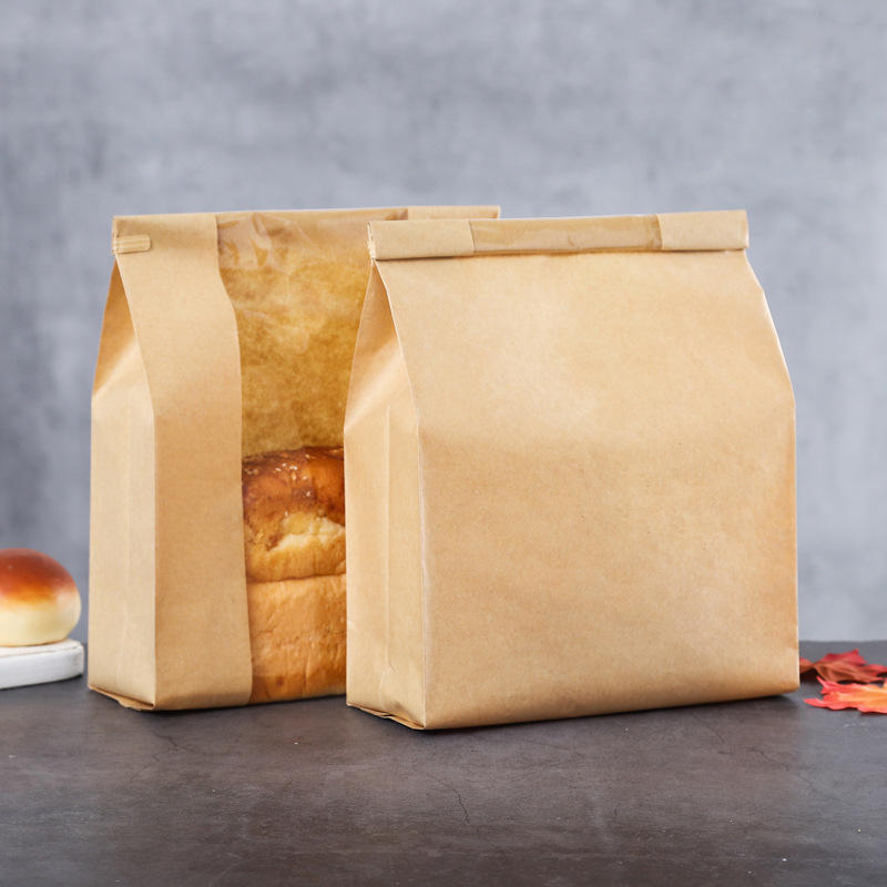 Self-sealing Bread Bags with Transparent windows Wholesale Products for Slicing Toast Baking and Packaging of Desserts Hot Sale