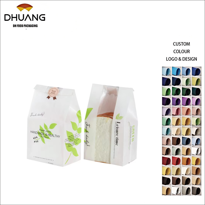 Self-sealing Bread Bags with Transparent windows Wholesale Products for Slicing Toast Baking and Packaging of Desserts Hot Sale