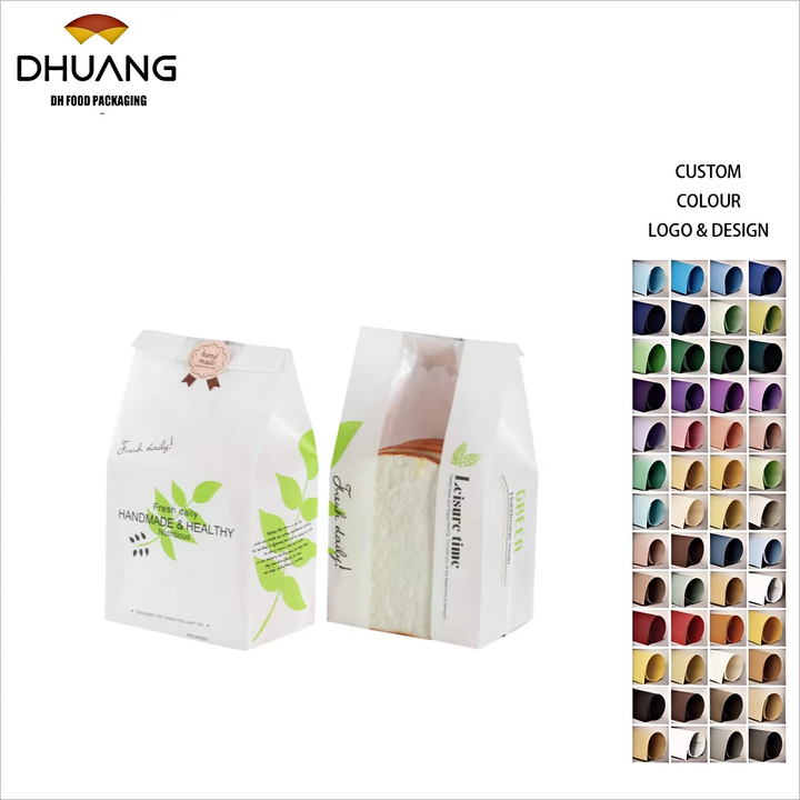 Self-sealing Bread Bags with Transparent windows Wholesale Products for Slicing Toast Baking and Packaging of Desserts Hot Sale