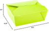Box - Label Lock Closed Heat Resistant Green Disposable Lunch Box Oil Resistant to Hot and Cold Foods Food Box