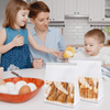 Customized White Bread Bags with Windows. Lockable Bags Are Used for Storing and Preserving Custom Bread Bags