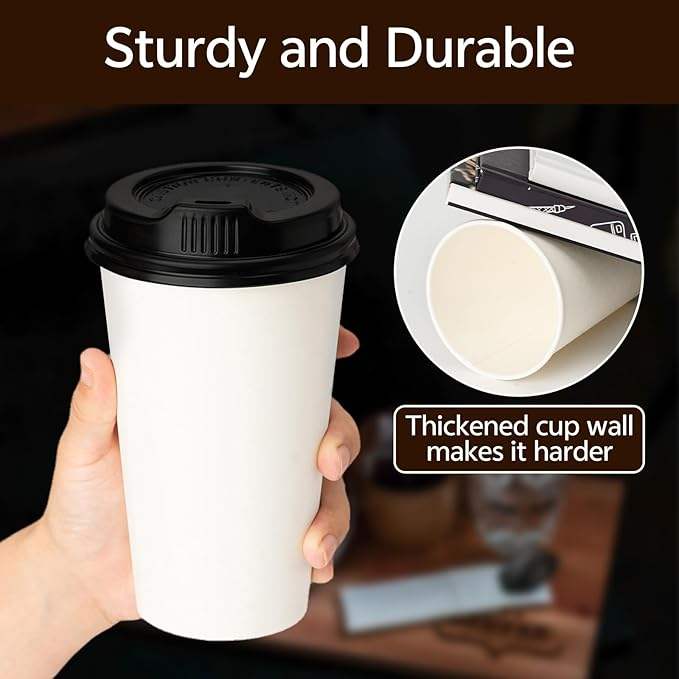The Disposable Coffee Cup Insulation Layer Is Suitable for Leak-proof LIDS and Cups of Hot and Cold Drinks