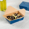 High Quality Durable Disposable Paper Food Containers for Take-Out and Delivery Quality Disposable Take-Out Boxes