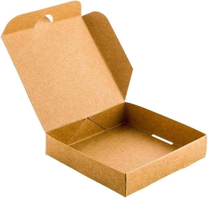 Small Disposable Corrugated Paper Box for Secure Pizza for Cookies or Party Gifts Packaging Custom Pizza Box