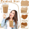 Paper Soup Container with Lid Disposable Kraft Paper Food Cup Ice Cream Cup Paper Food Storage with Lid