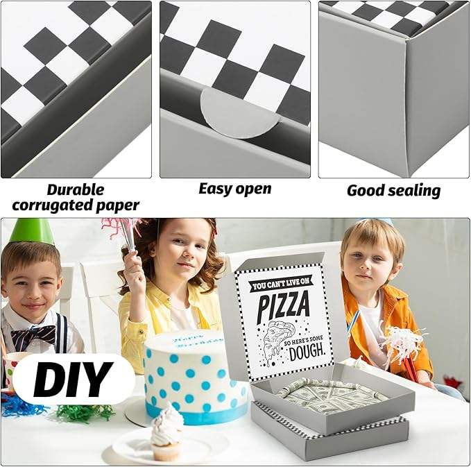 Cash Birthday Gift Fun Pizza Birthday Wedding Gift Box (without Money) (Classic)custom Pizza Boxs