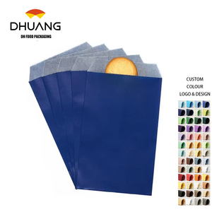 Quotidian Blueberry Glassine Paper Bags Envelopes Custom Size Kraft for Food Bread Hamburger Wrapping for Chemical Cookie