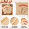Double Open Pocket Greaseproof Packaging Paper Bag for Sandwich Wrap for Snacks Food Biscuits Chocolates Oil-proof Paper Bag