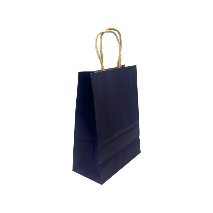 Portable Cowhide Paper Bags - Simple Gift Bags with Multi-color Customizable Printing of LOGO Shopping Bag