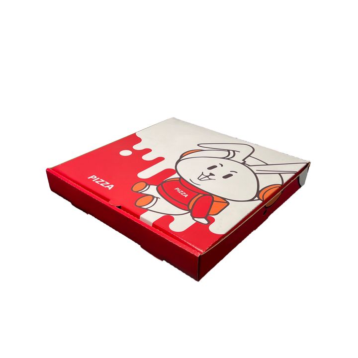 Factory Direct Design and Printing Folding Restaurant Takeout Kraft Paper Corrugated Box Packaging with logo CUSTOM Pizza Box