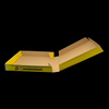 Wholesale Design logo Eco-friendly Clamshell Baking Restaurant Safe Cardboard Corrugated Kraft Custom Pizza Box