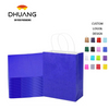 Jewel Blue Paper Bag Loose Birthday Gift Lunch Party and Candy Bag for Special Occasions Shopping Bag