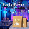 Gift Bags Brown Kraft Paper Bags Handle Bulk Take-out Grocery Retail Shopping Businesses and Parties