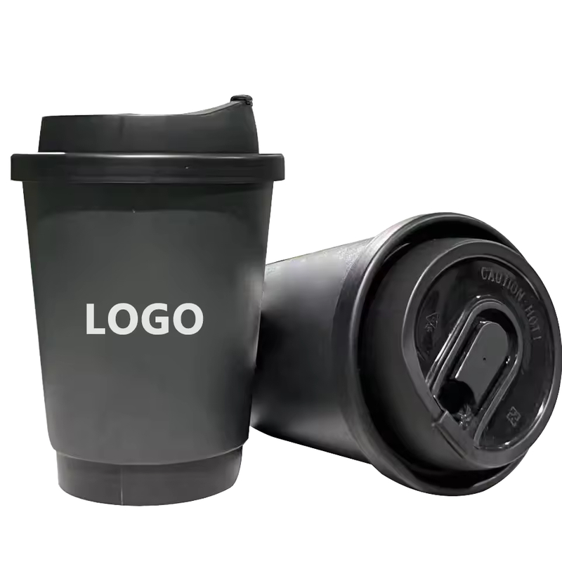 Disposable Coffee Cups with Lids, Heat & Leak-proof Paper Cups, to Go Coffee Cups for Hot & Cold Beverage Coffee Cup