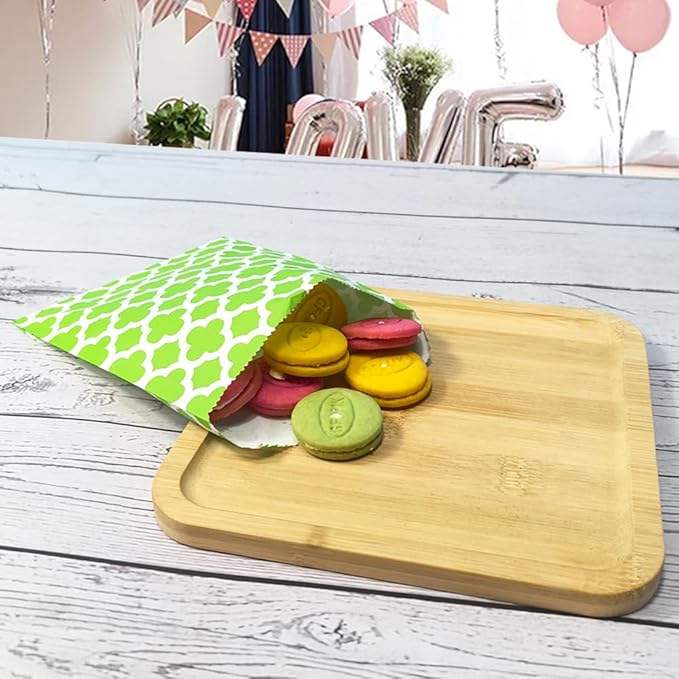 Flat Paper Treatment Bag Black Greaseproof Baking Cookie Paper Bag Candy Chocolate Pastry Oil-proof Paper Bag