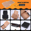 100 Mini square Party Gift Kraft Box Take Out Container Cake Cookies Food Gift Box Custom Pizza Boxs