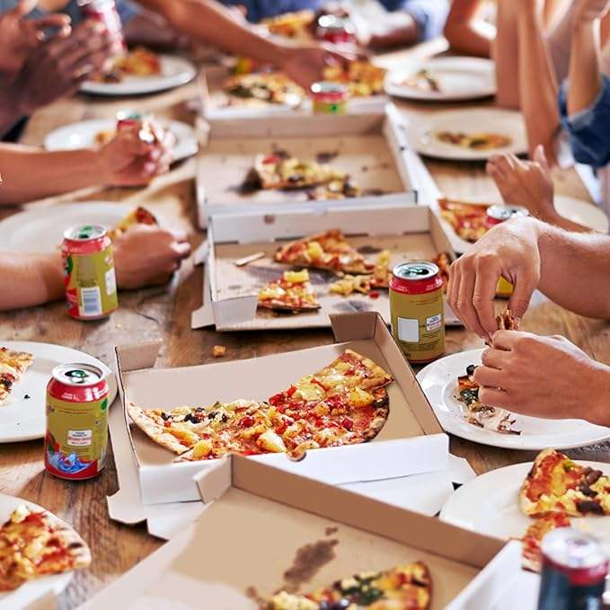 White Corrugated Repeatable to Keep Oven Takeout Packaging Cardboard Fresh Custom Pizza Boxs