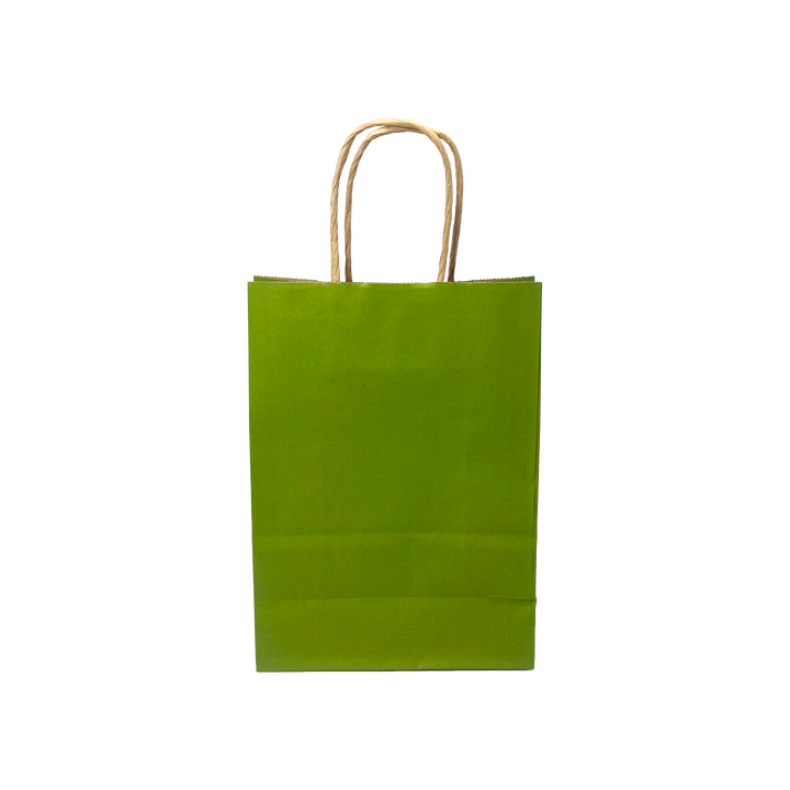 Customized Printed LOGO Brown Paper Bags in Candy Colors Available in Multiple Colors for Selection Shopping Bag