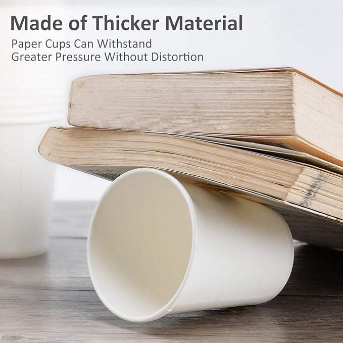 Customized LOGO Disposable Paper Cups for Cold and Hot Beverages Coffee Suitable for Office and Restaurant Use Coffee Cup