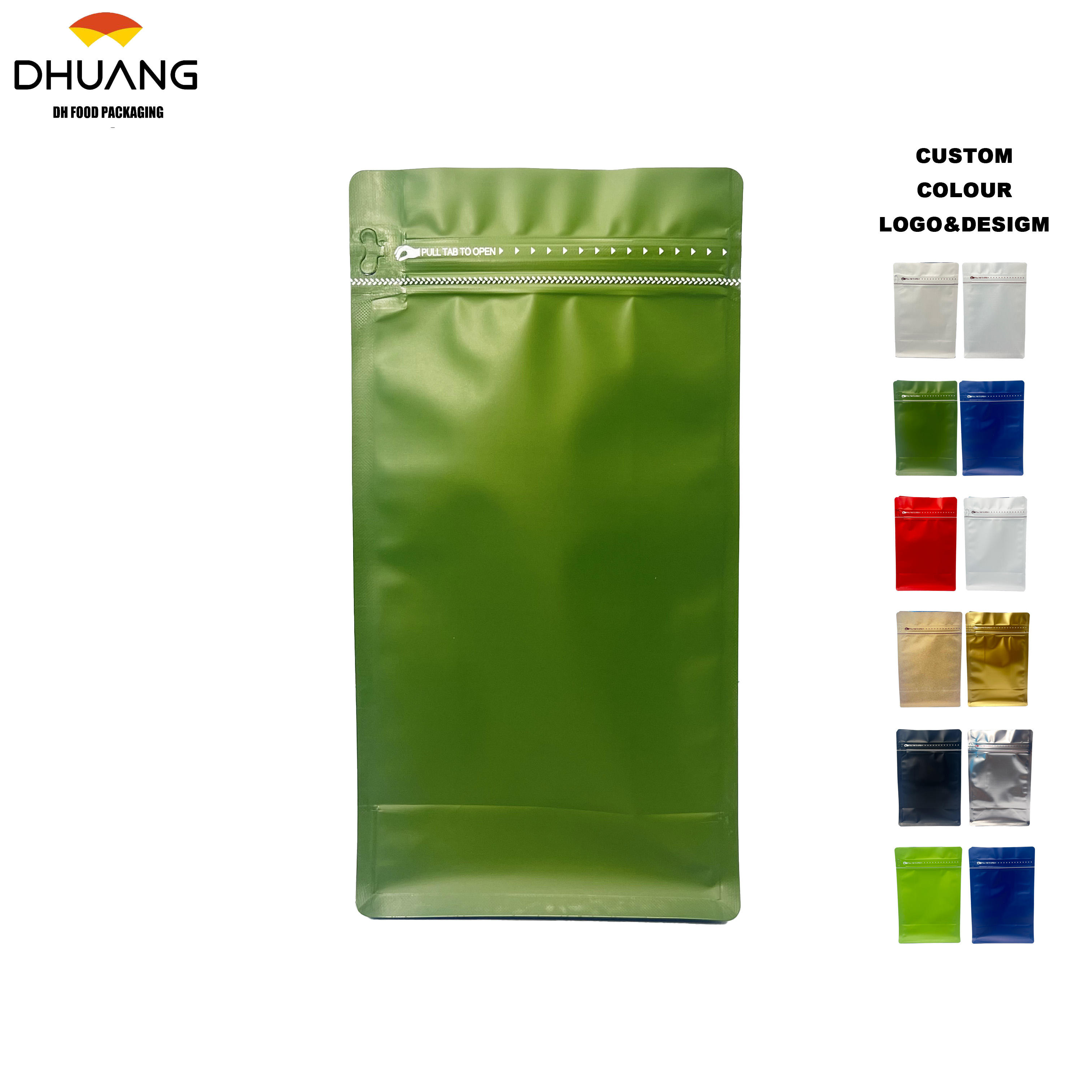 Waterproof and Moisture-proof for Storing Coffee Beans Eight-sided sealed Bags Customizable Printing Coffee Bags