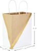 Brown Kraft Paper Gift Bags for Easter Birthdays Mother's Day Weddings Graduations Baby Showers Bridal Showers Care Packages