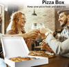 White Homemade Pizza and Craft Paper Boxes for Your Creative Projects and Pizzas
